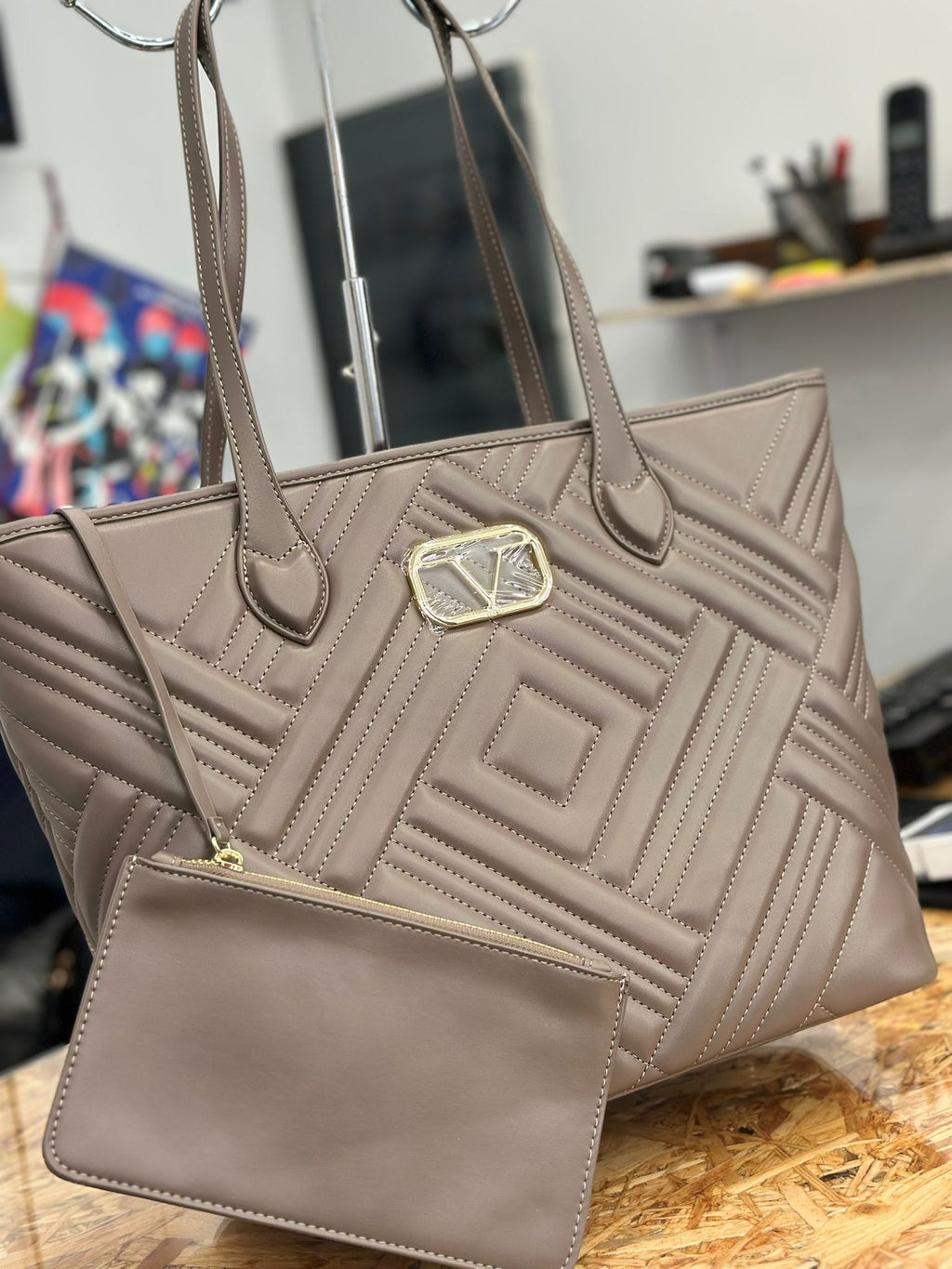 V Italia Borsa Shopping Santorini Tortora