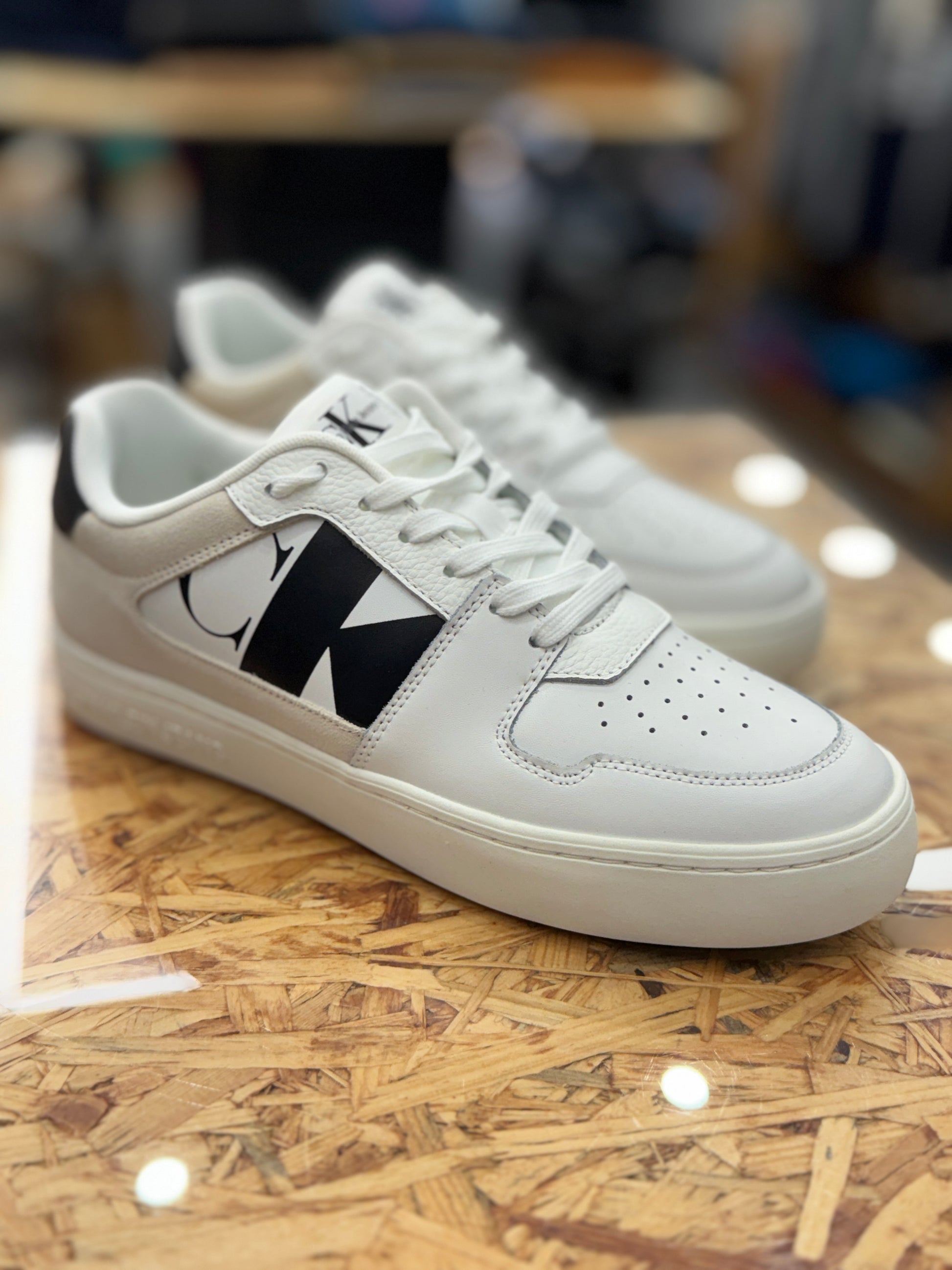 CALVIN KLEIN Classic Cupsole Sneaker Uomo Bright White Black