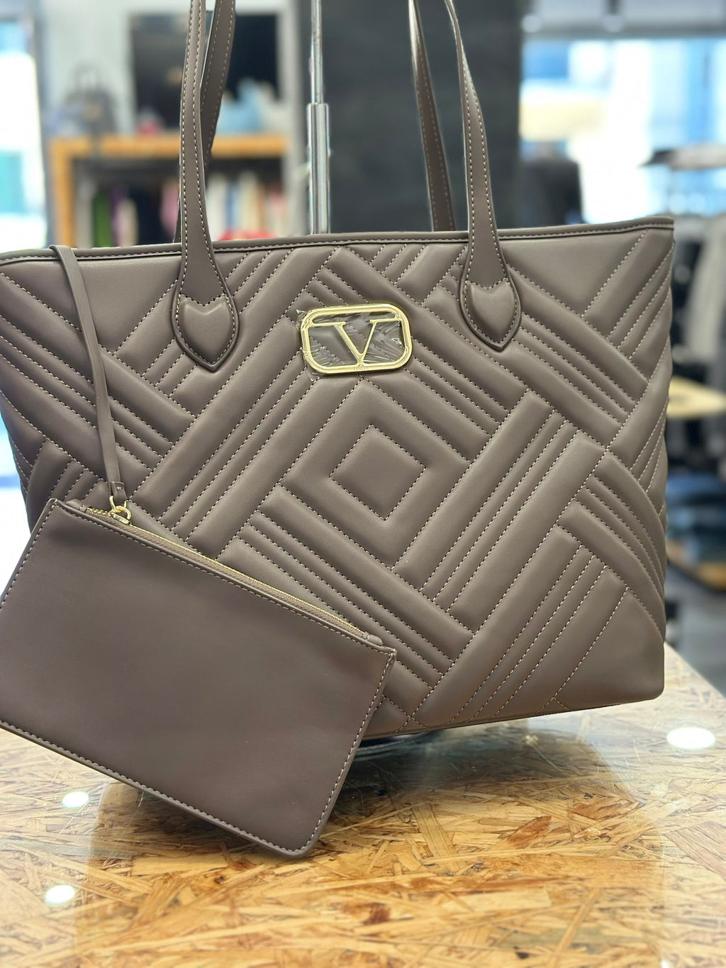 V Italia Borsa Shopping Santorini Tortora