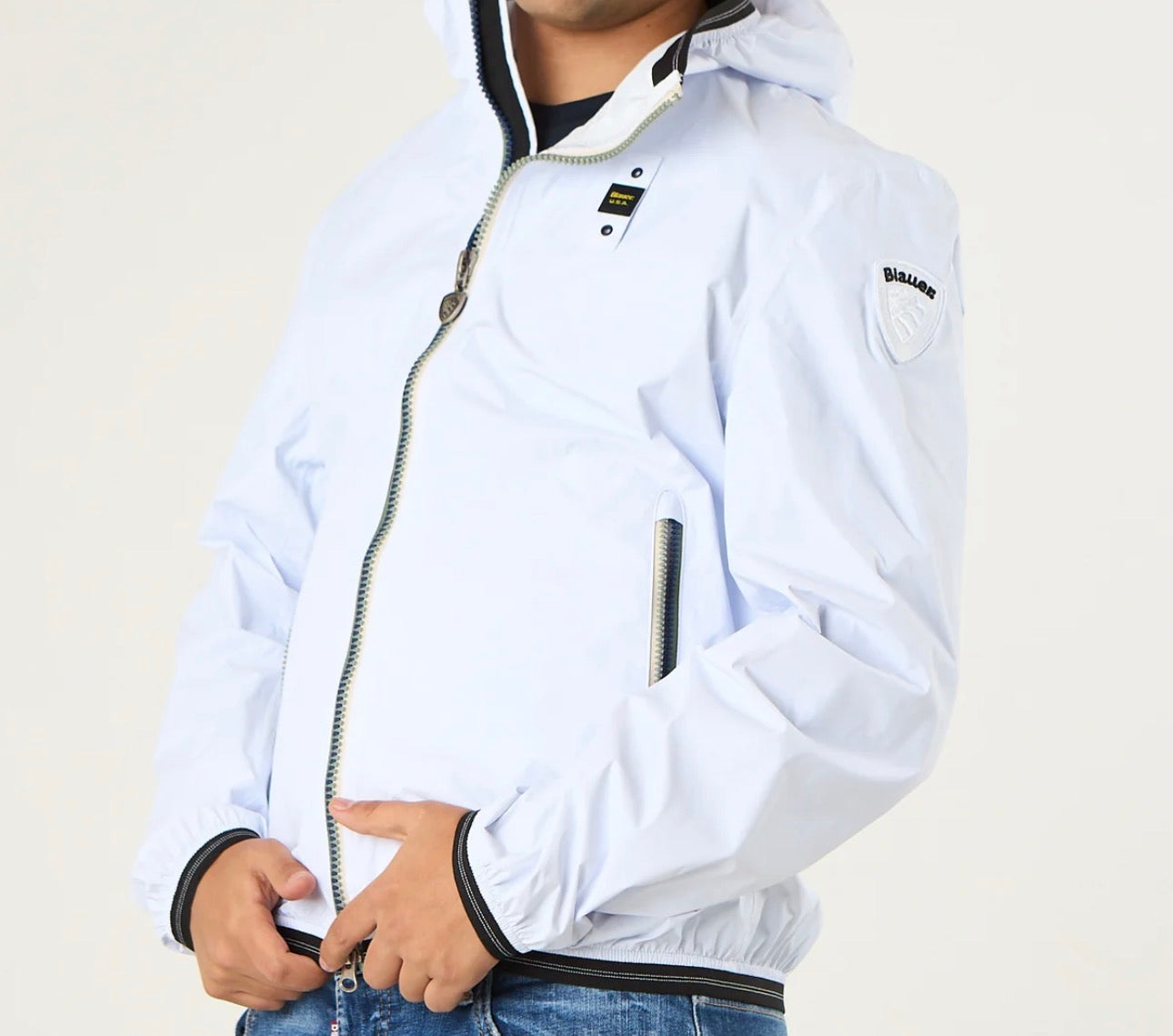 Blauer Giacca a Vento Nastrata Dodge Uomo