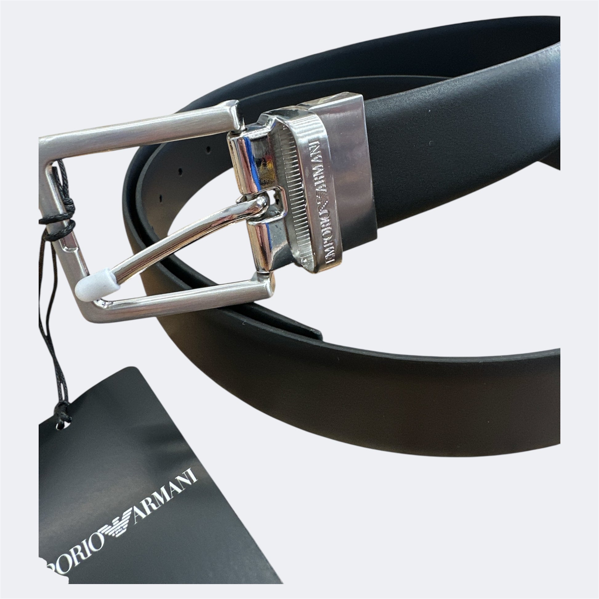 EMPORIO ARMANI CINTURA IN PELLE