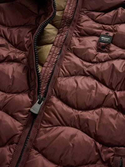 Blauer piumino ad onde camelia Donna