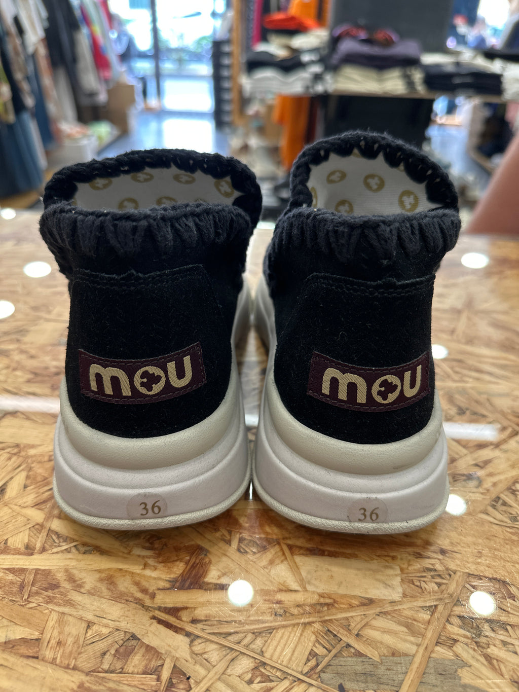 Mou Jogger Plain Suede stivaletto Donna