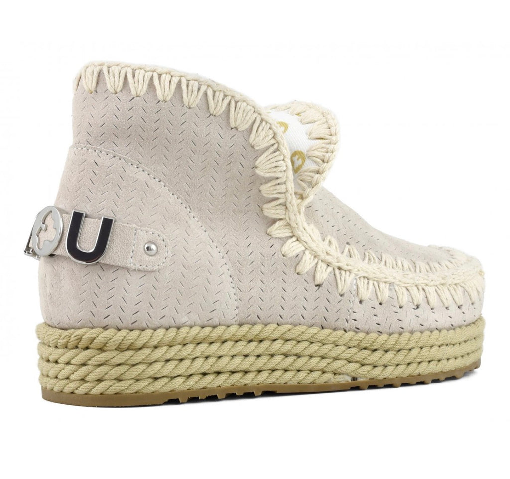 Mou Eskimo Jute Big Metal Logo Donna
