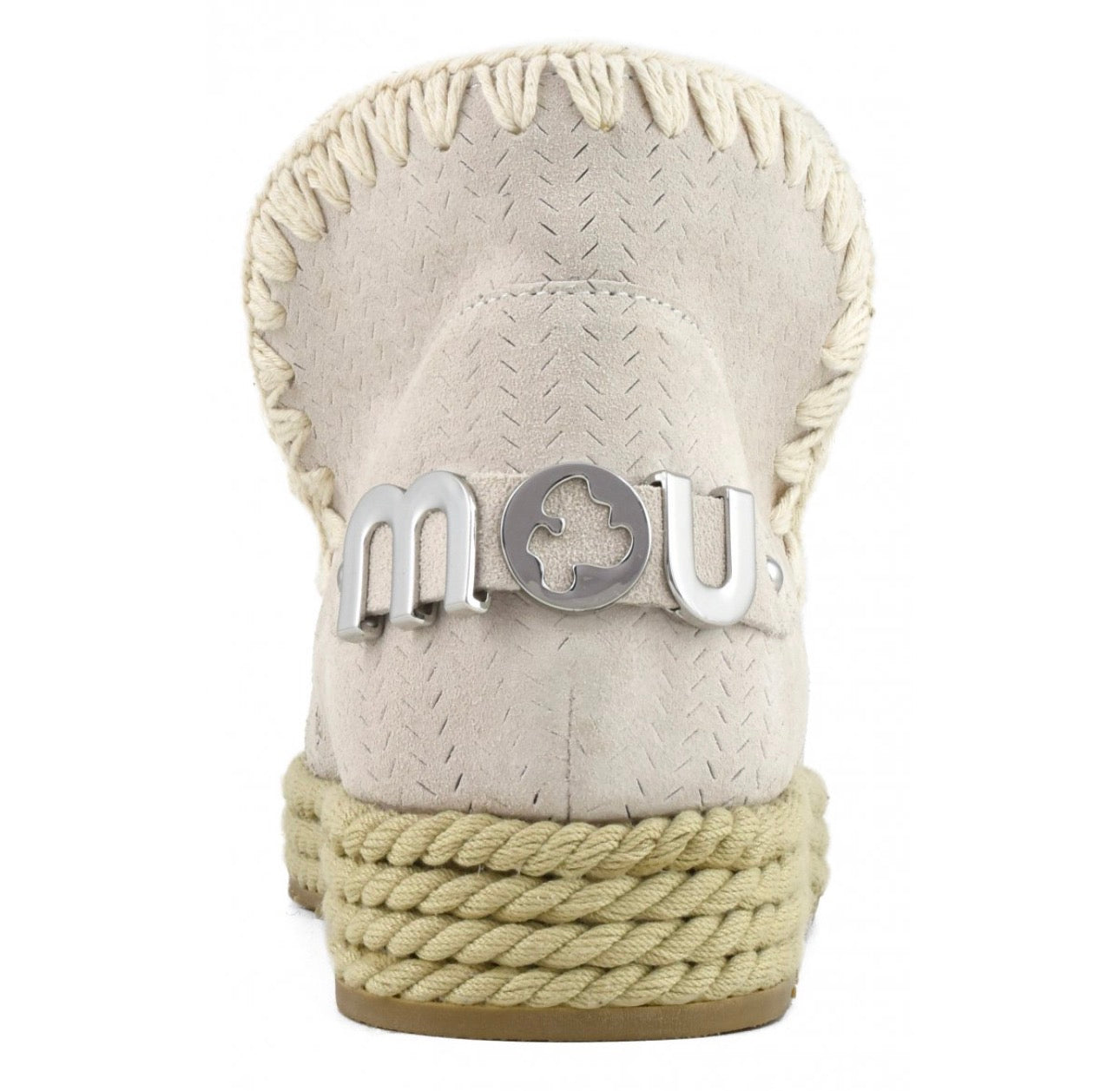 Mou Eskimo Jute Big Metal Logo Donna