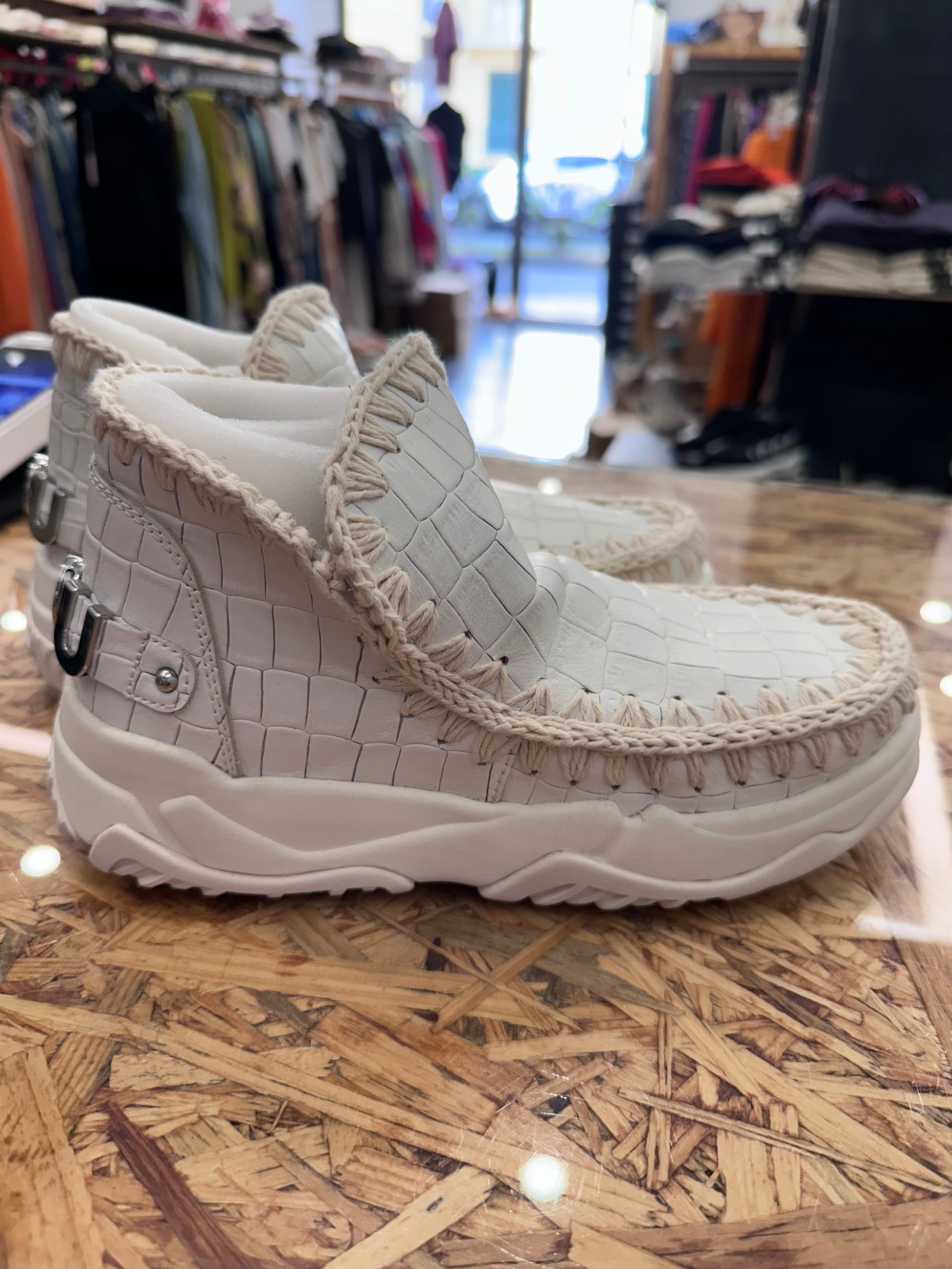 Mou Eskimo Trainer Leather Stivaletto Donna