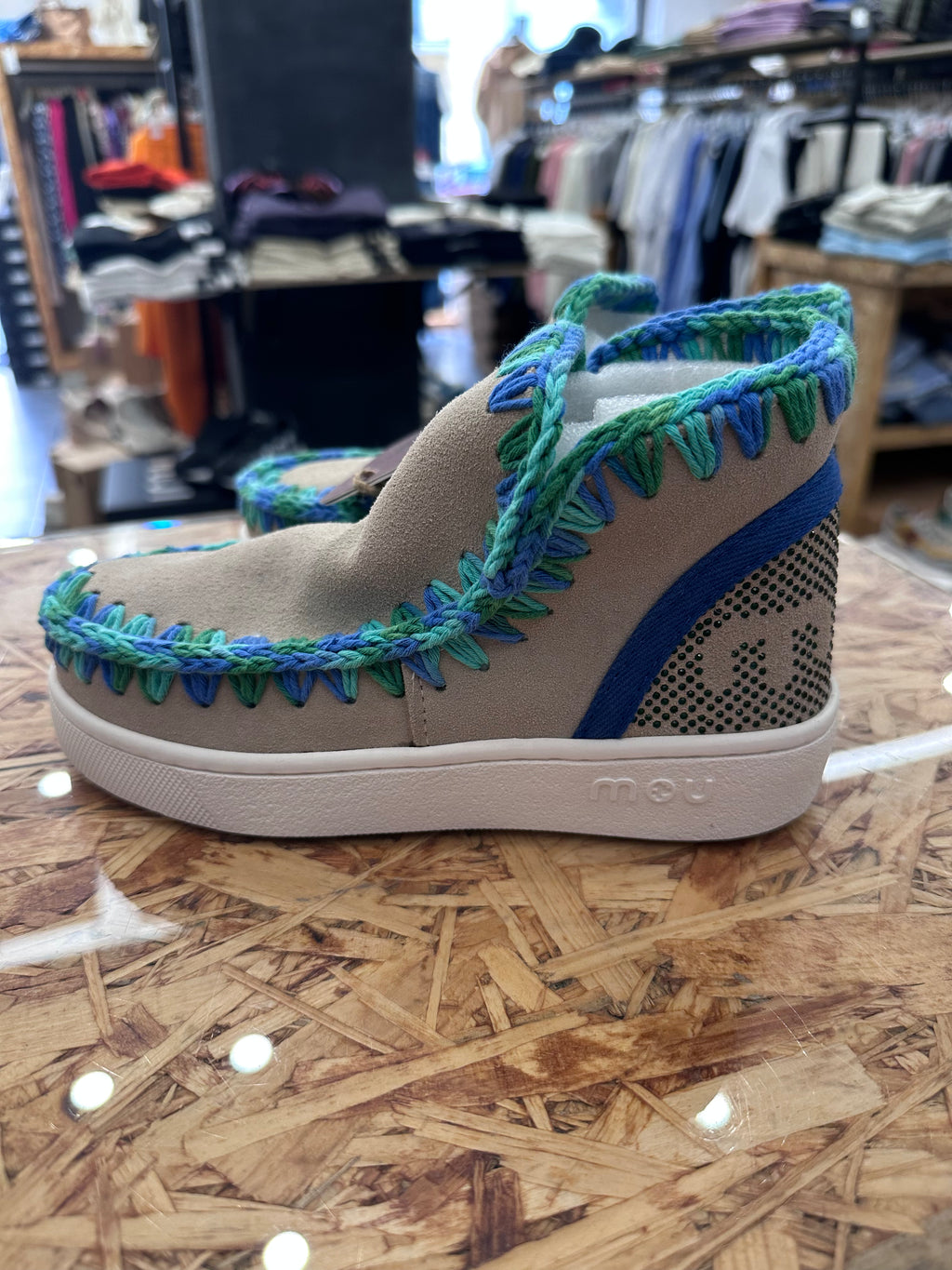 Mou Summer Eskimo Sneaker Perforated Logo Donna