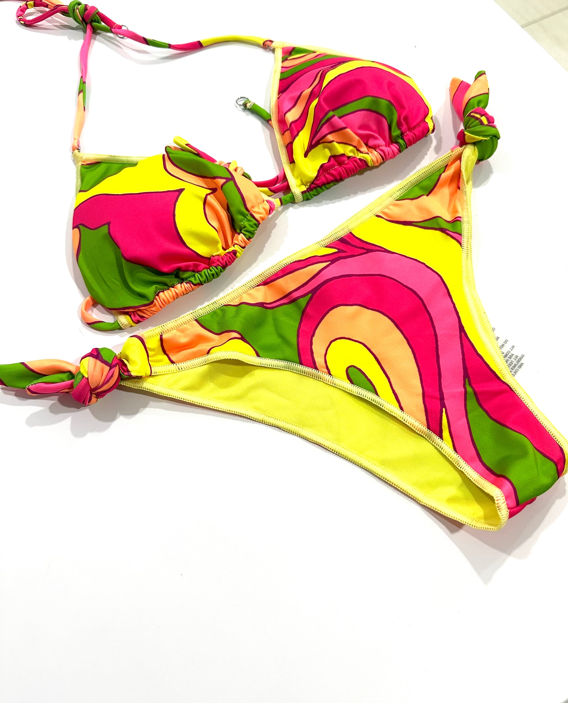 MEFUI COSTUME BIKINI TRIANGOLO CON SLIP REGOLABILE