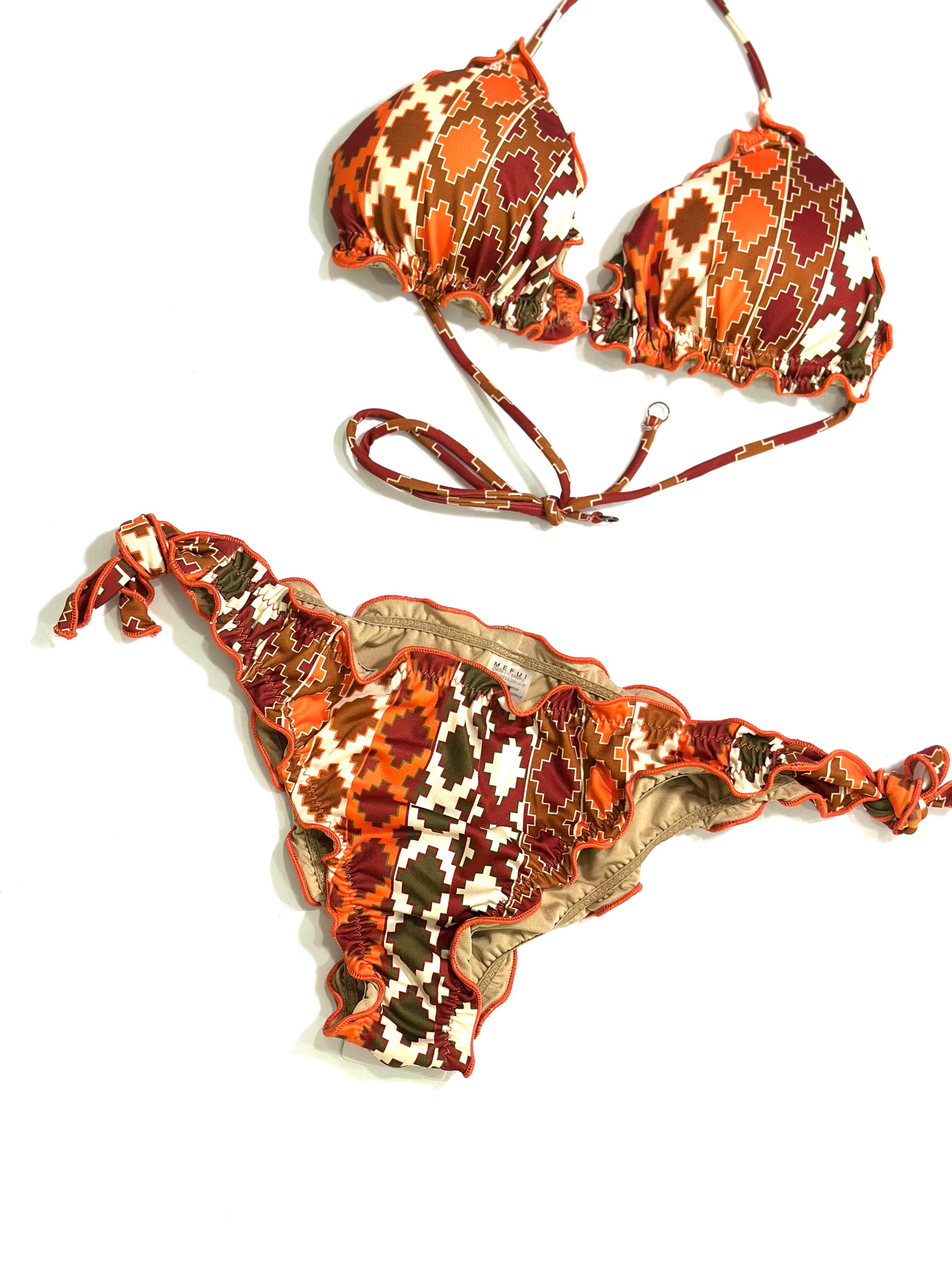 MEFUI COSTUME BIKINI TRIANGOLO SLIP REGOLABILE
