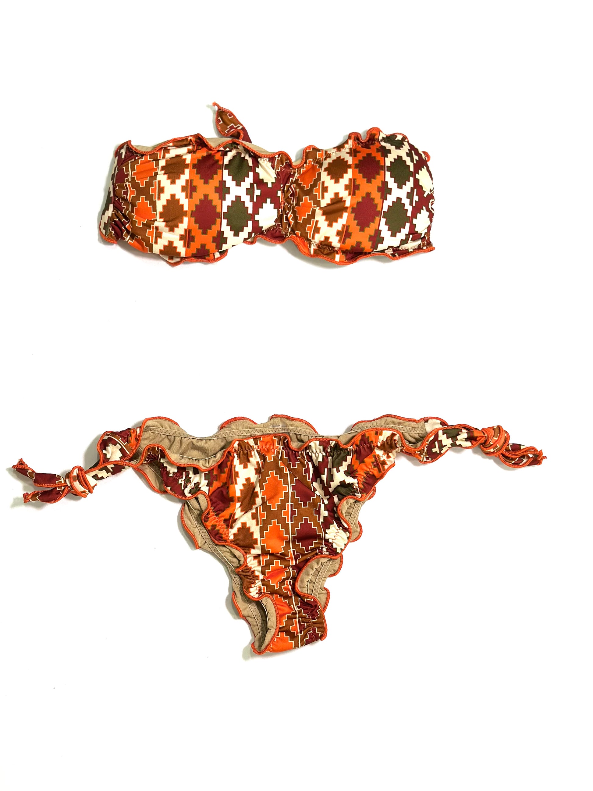 MEFUI COSTUME BIKINI A FASCIA CON SLIP REGOLABILE