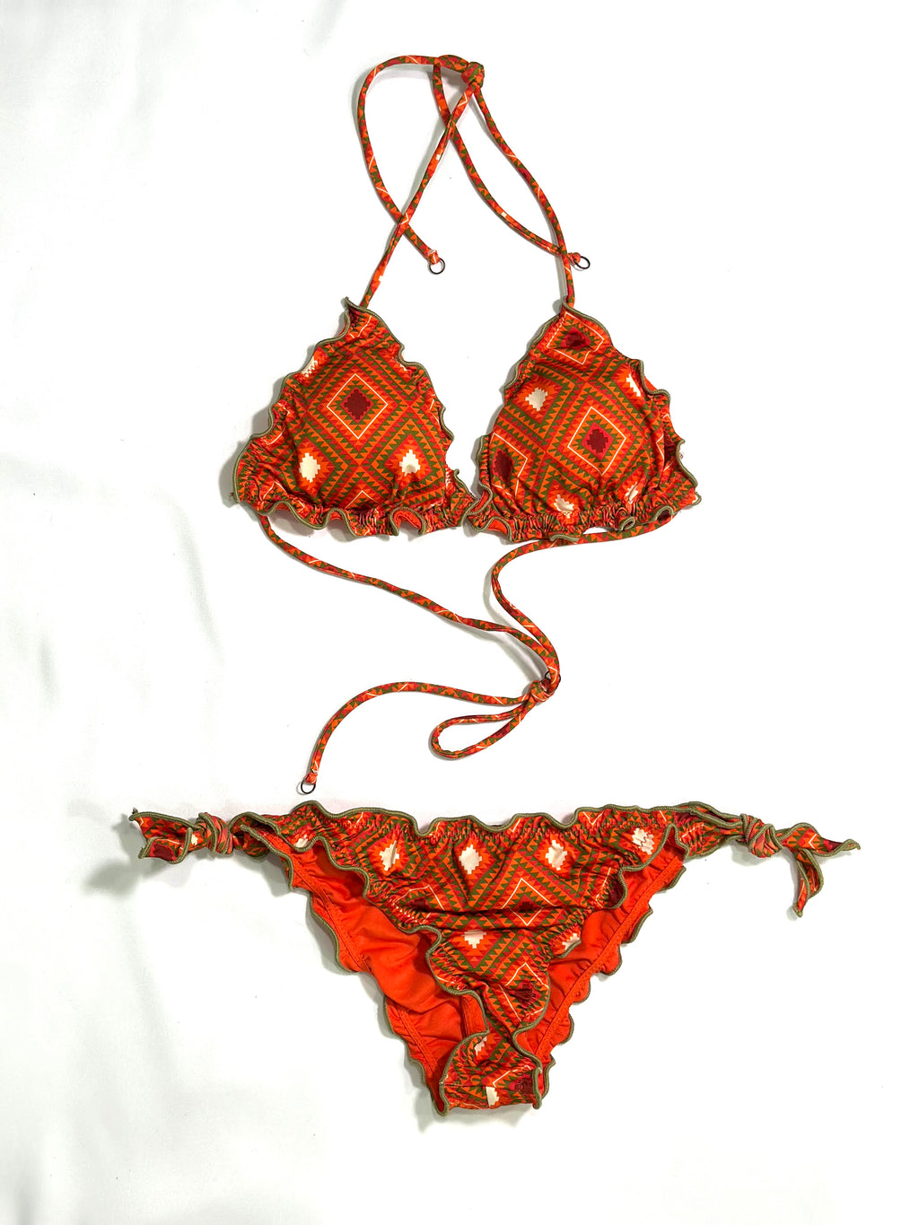 MEFUI COSTUME BIKINI TRIANGOLO CON SLIP REGOLABILE