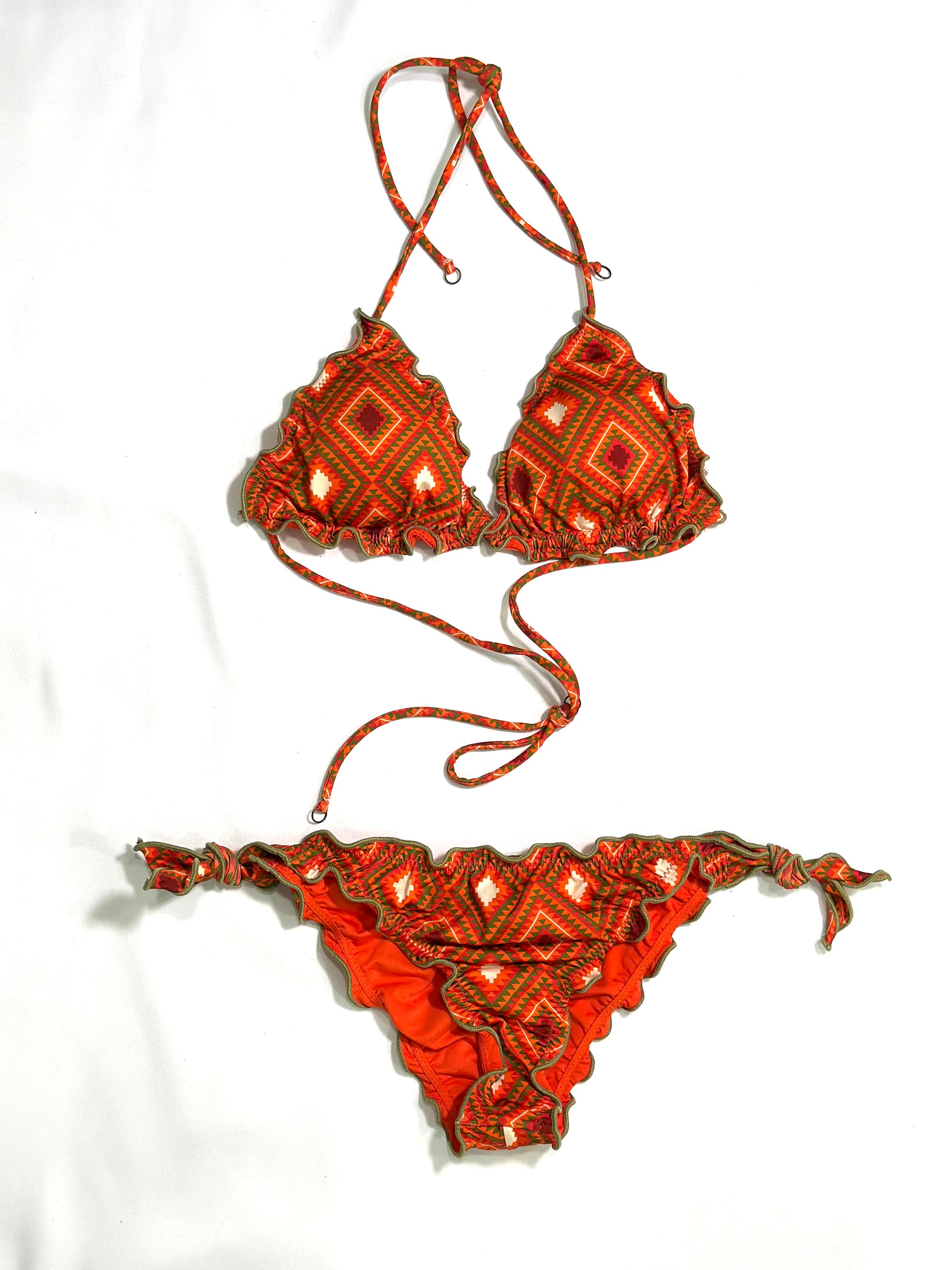 MEFUI COSTUME BIKINI TRIANGOLO CON SLIP REGOLABILE