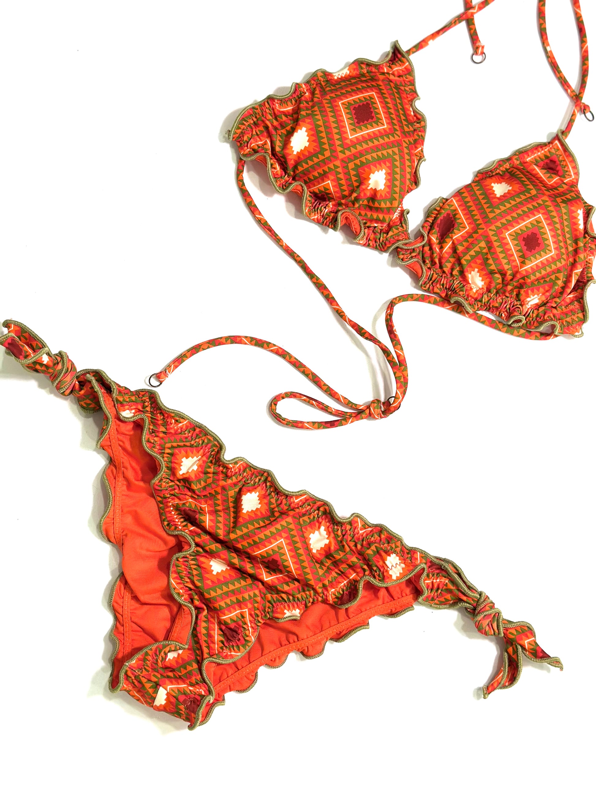 MEFUI COSTUME BIKINI TRIANGOLO CON SLIP REGOLABILE