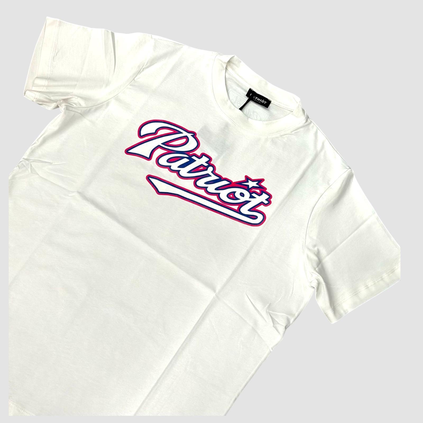 PATRIOT T-SHIRT CON STAMPA FRONTALE TRICOLORE
