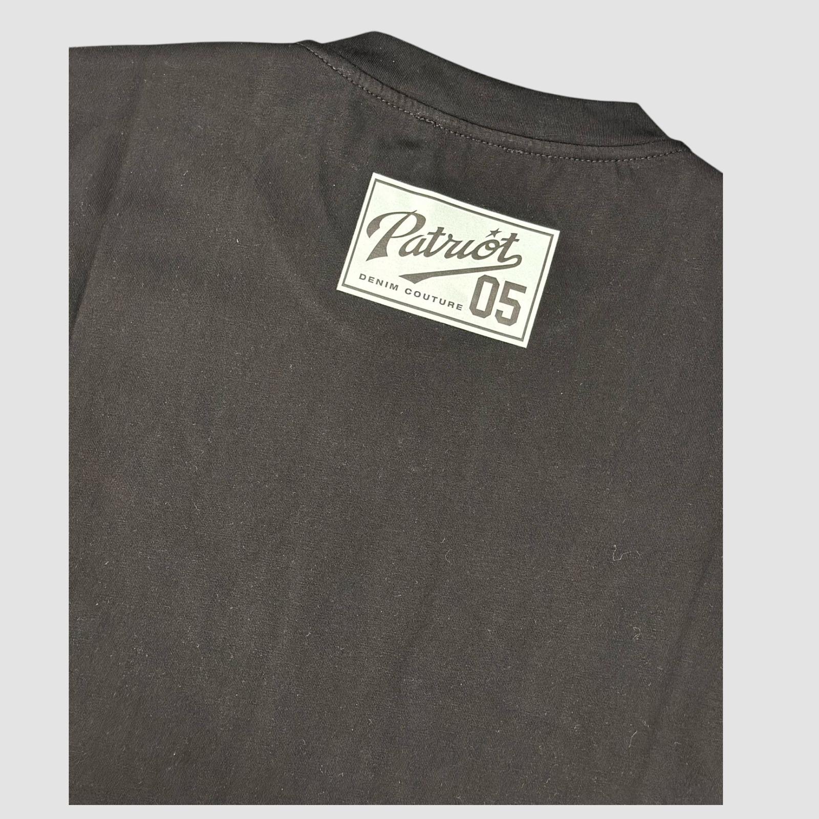 PATRIOT T-SHIRT CON STAMPA FRONTALE TRICOLORE