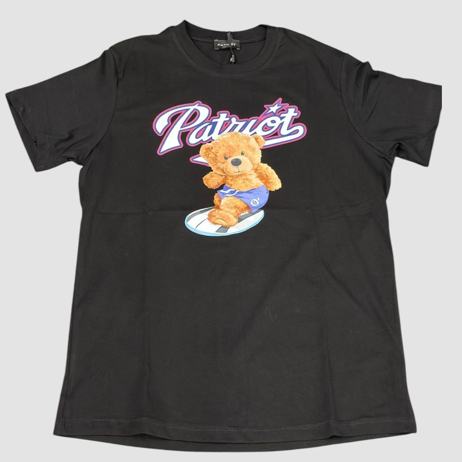 PATRIOT T-SHIRT STAMPA ORSETTO