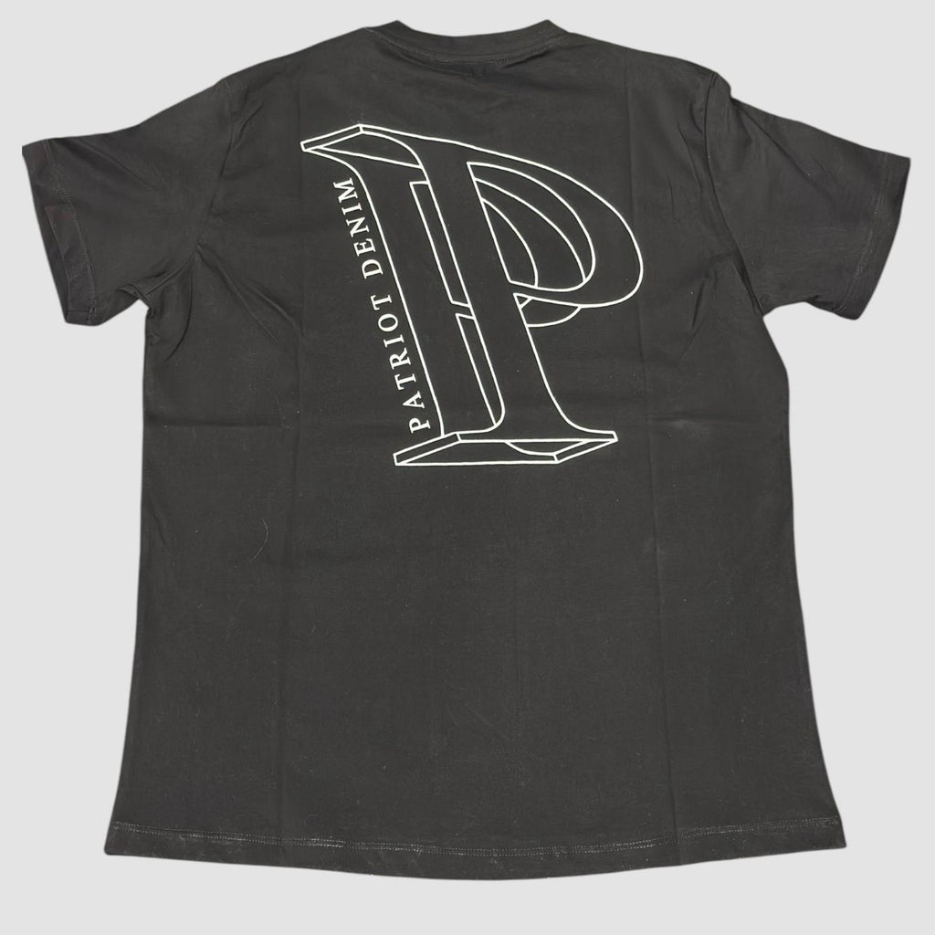PATRIOT T-SHIRT LOGHI A CONTRASTO
