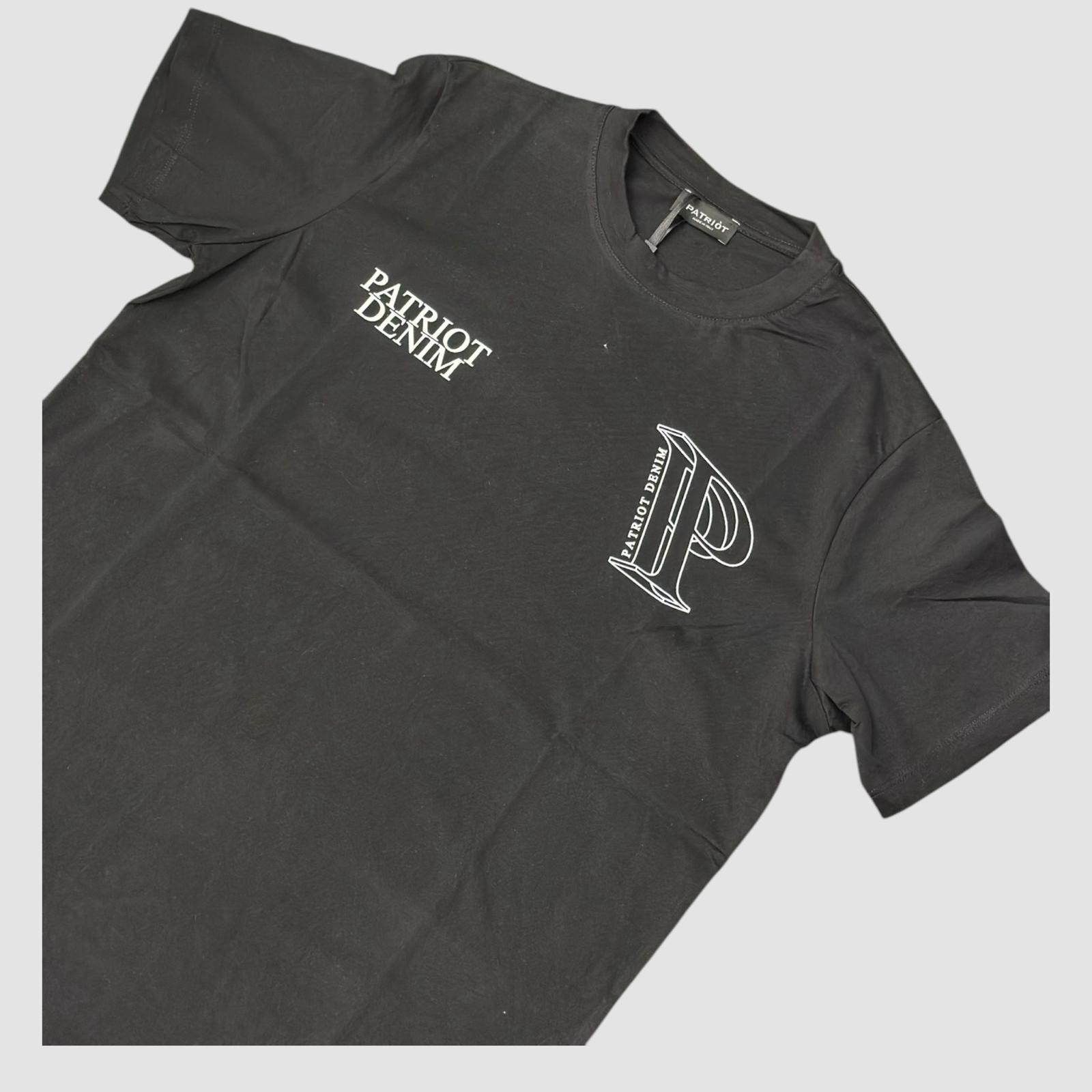 PATRIOT T-SHIRT LOGHI A CONTRASTO