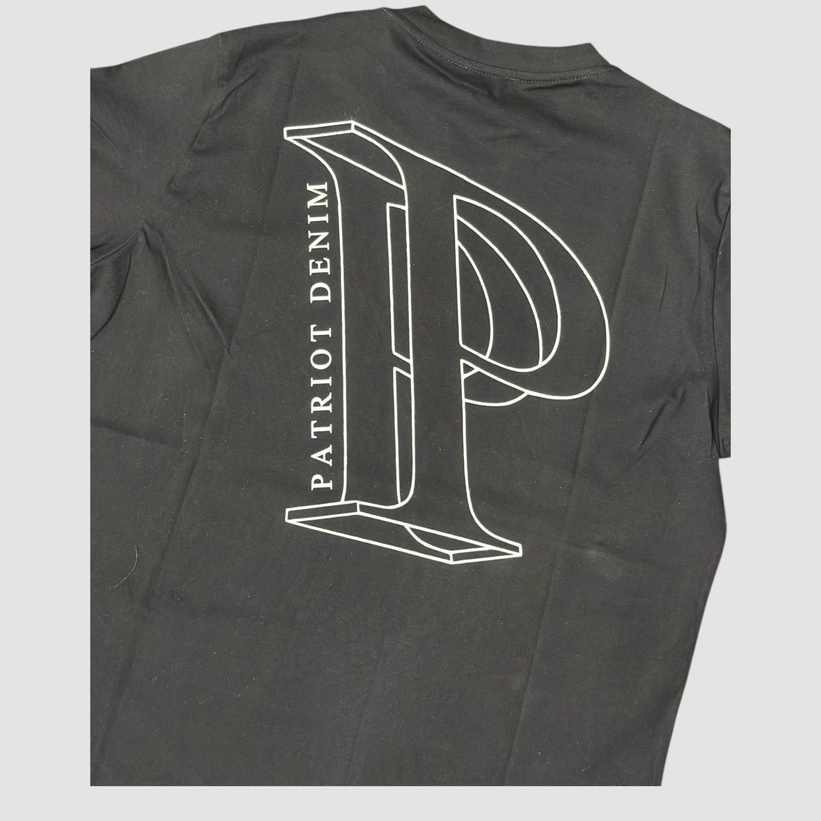 PATRIOT T-SHIRT LOGHI A CONTRASTO