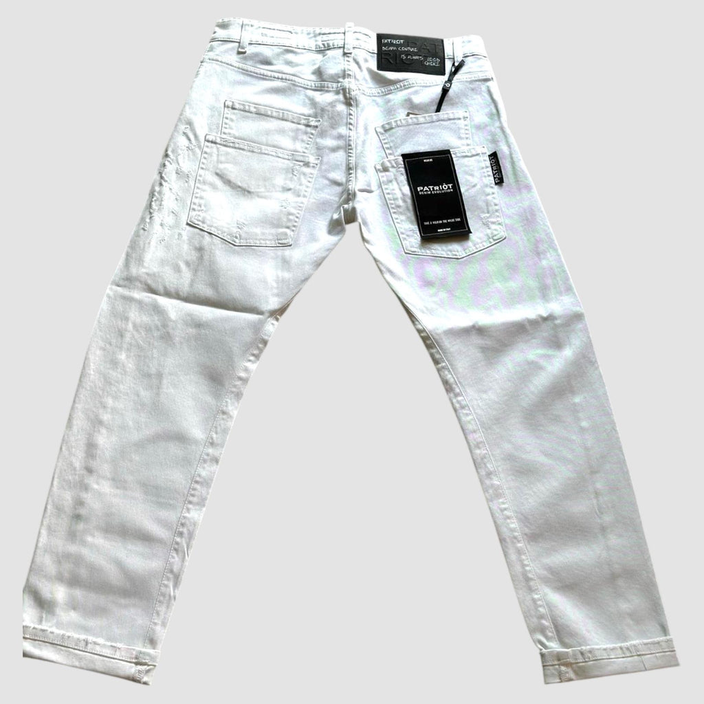 PATRIOT JEANS BIANCO CARROT FIT