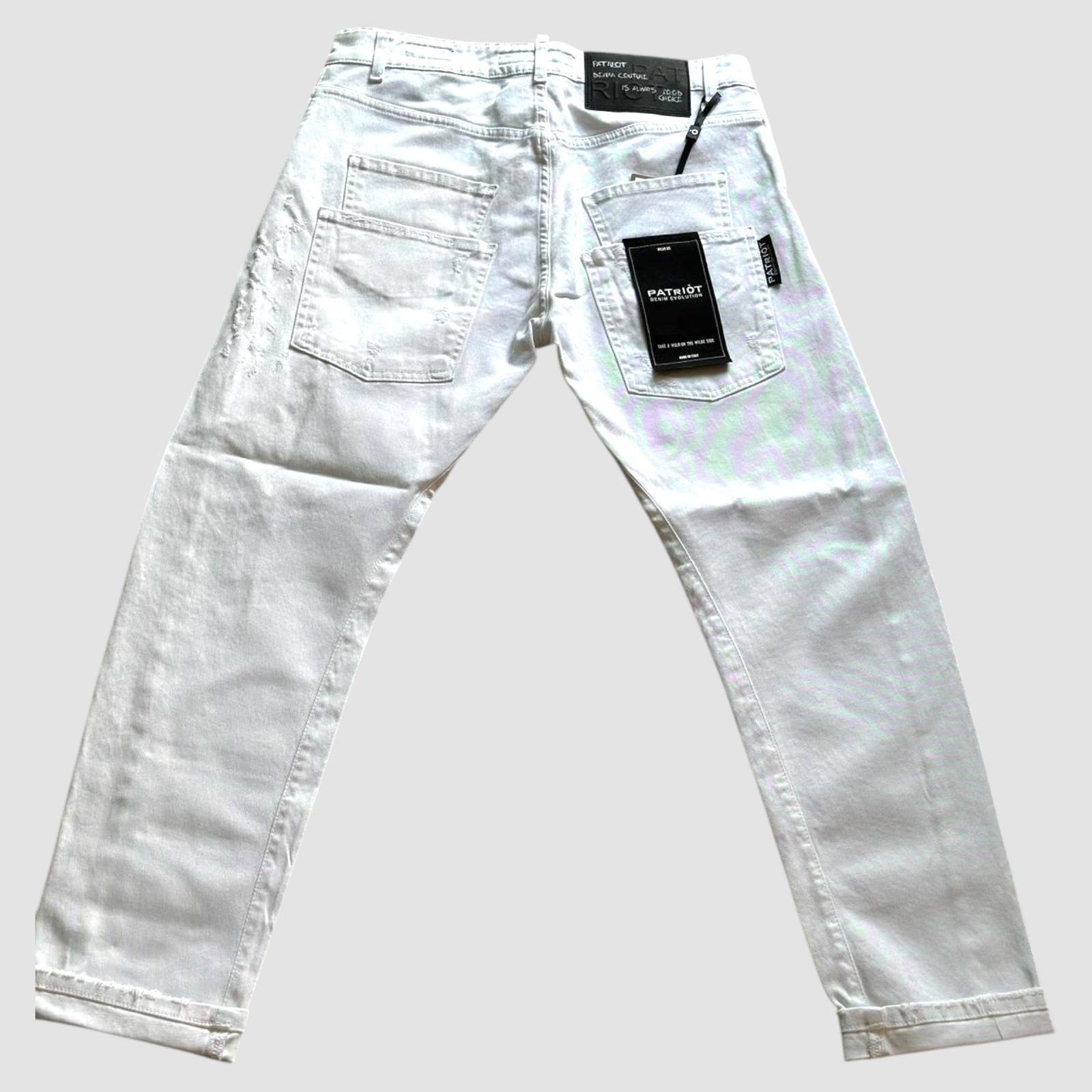 PATRIOT JEANS BIANCO CARROT FIT