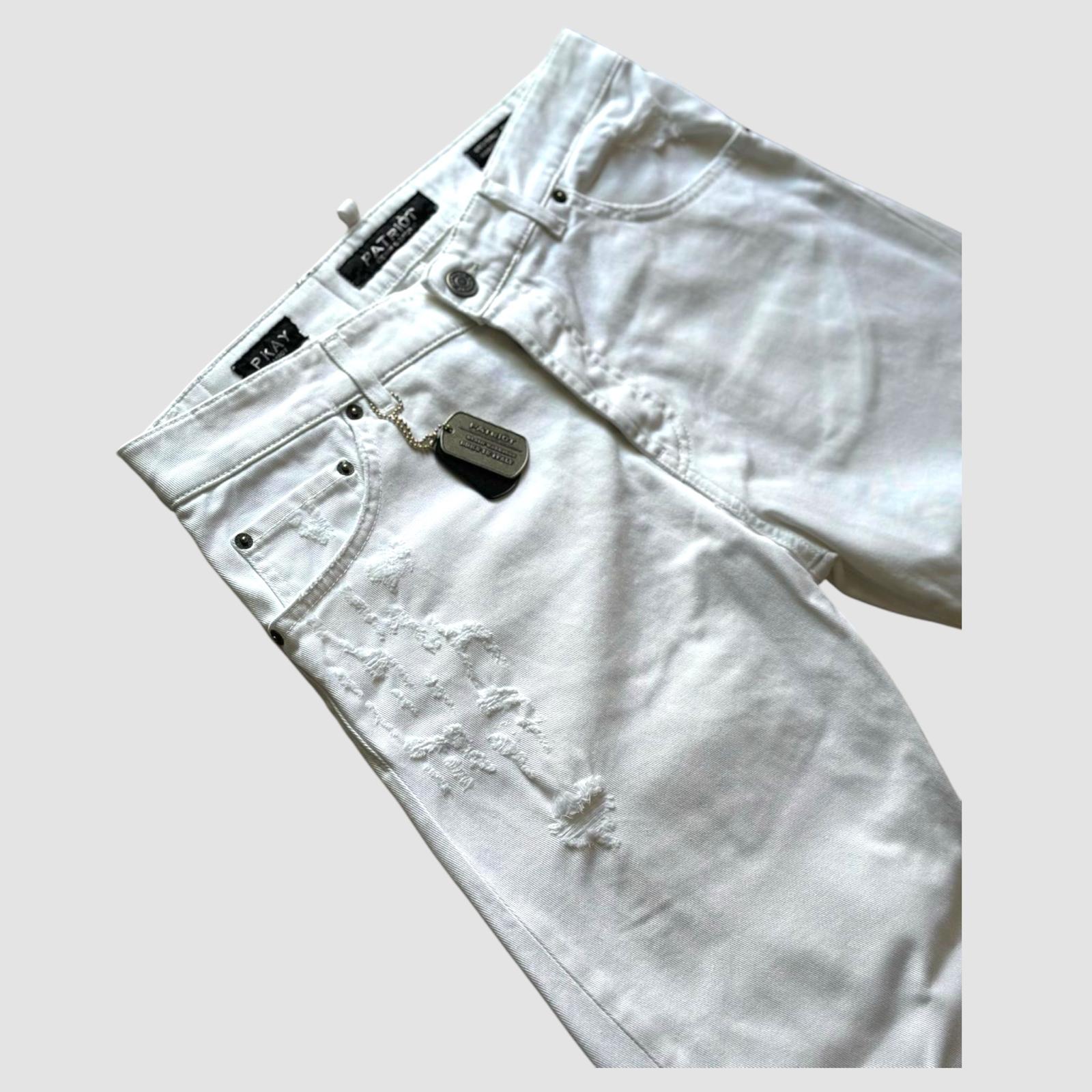 PATRIOT JEANS BIANCO CARROT FIT