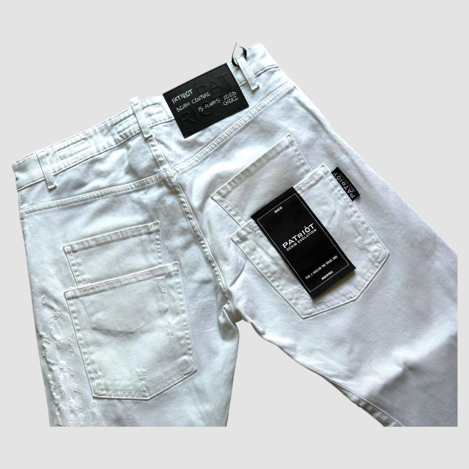 PATRIOT JEANS BIANCO CARROT FIT